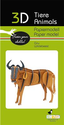 Modèle En Papier 3D - Gnou – vue produit 4