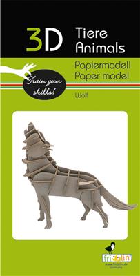 Modèle En Papier 3D - Loup – vue produit 4