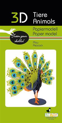 3D Paper Model - Peacock