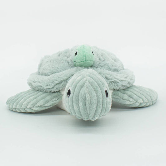 Ptipotos Plush Mother and Baby Turtle - Mint