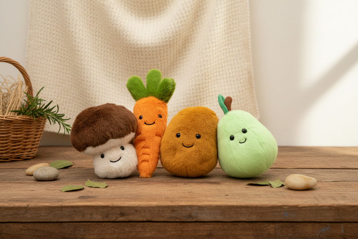 Plush Fruit & Vegetable Set - Garden Friends
