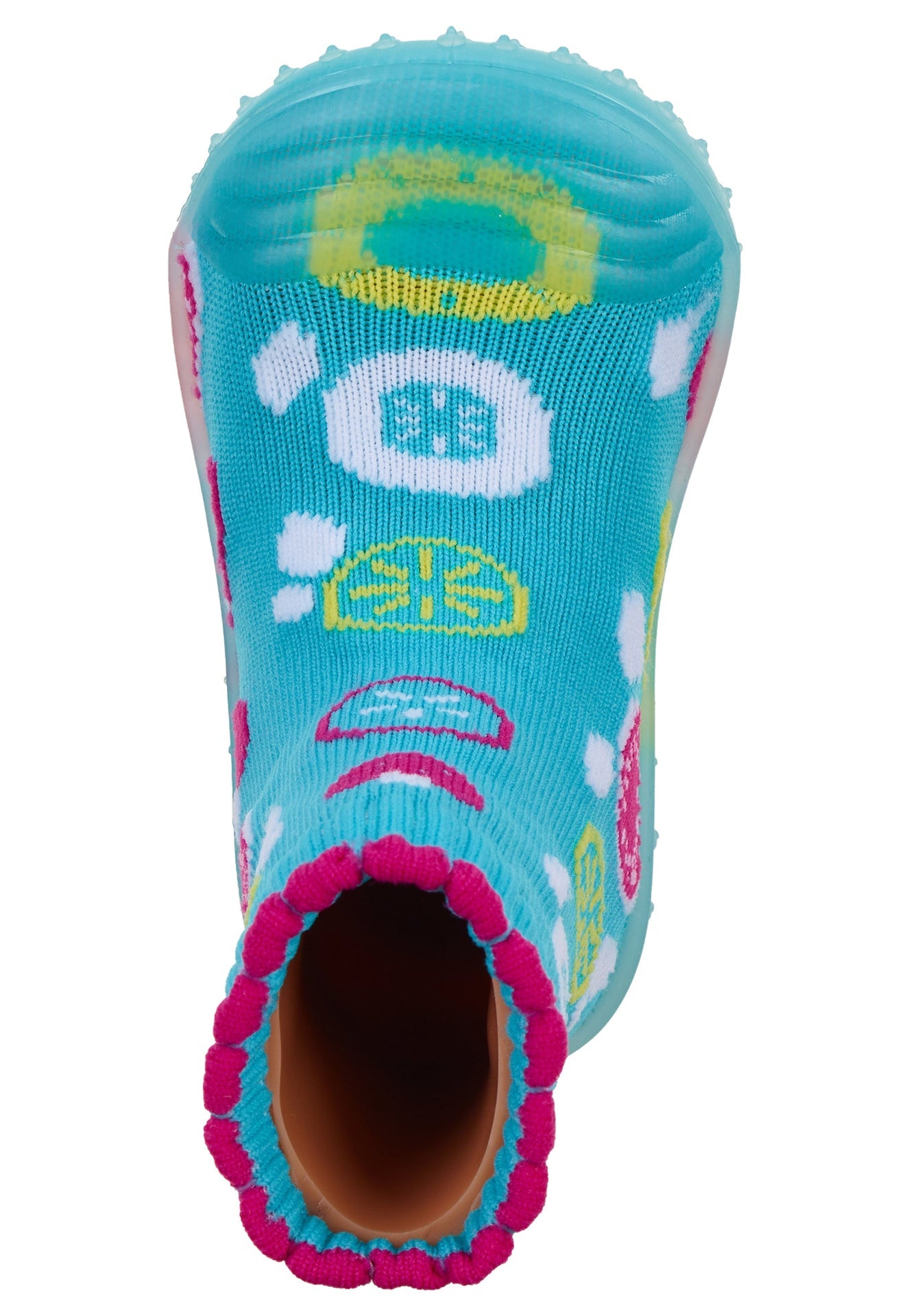 Adventure socks turquoise fruits
