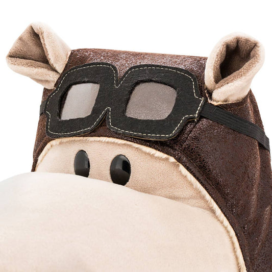 Orange Life Po the Hippo the Aviator Plush Toys