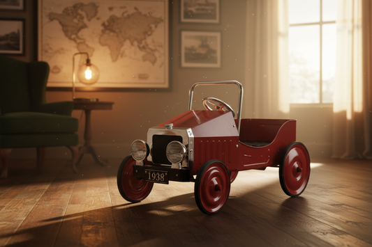 Voiture rouge à pédales (1938) – vue produit 2