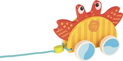 Animal à tirer: CRABE 17x8,5x12,3cm, bois, 1+