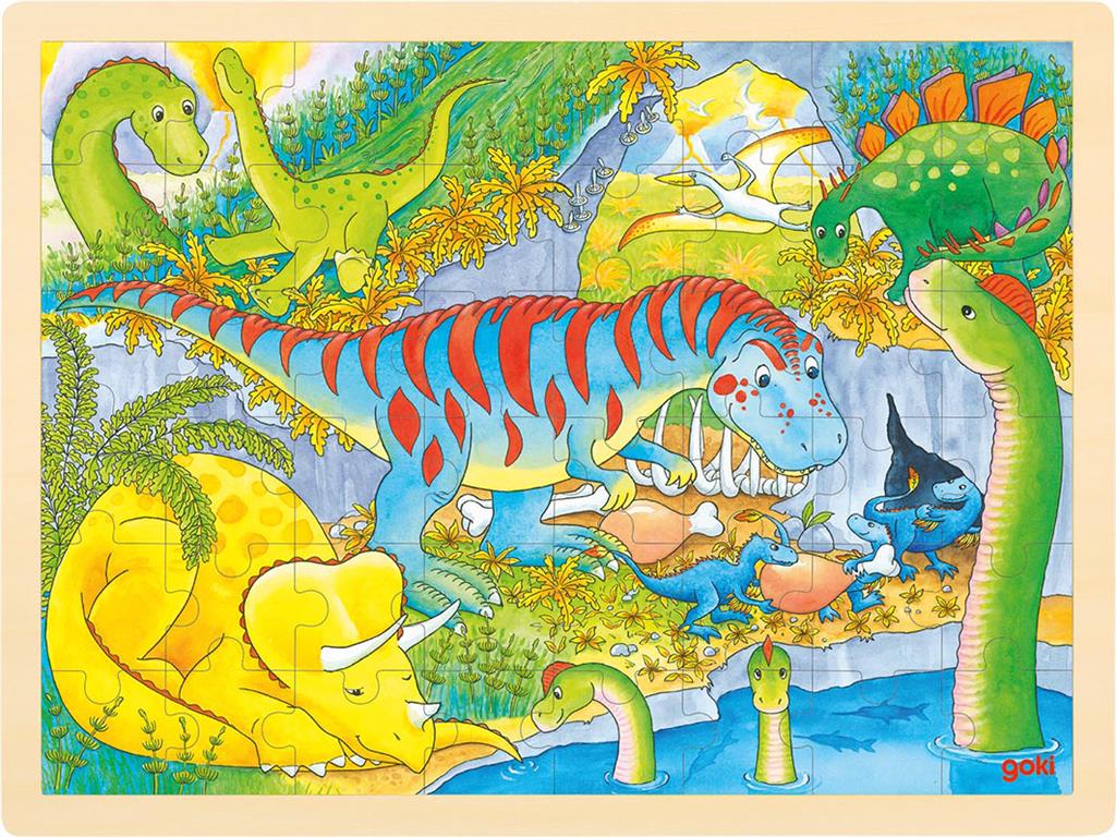 Puzzle Dinosaures en Bois – vue principale