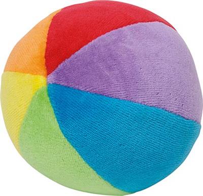 BALLON en VELOURS diam.10cm, avec hochet, 0+