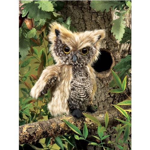 Marionnette à main Hibou des montagnes 2961/Hibou des montagnes Folkmanis réaliste