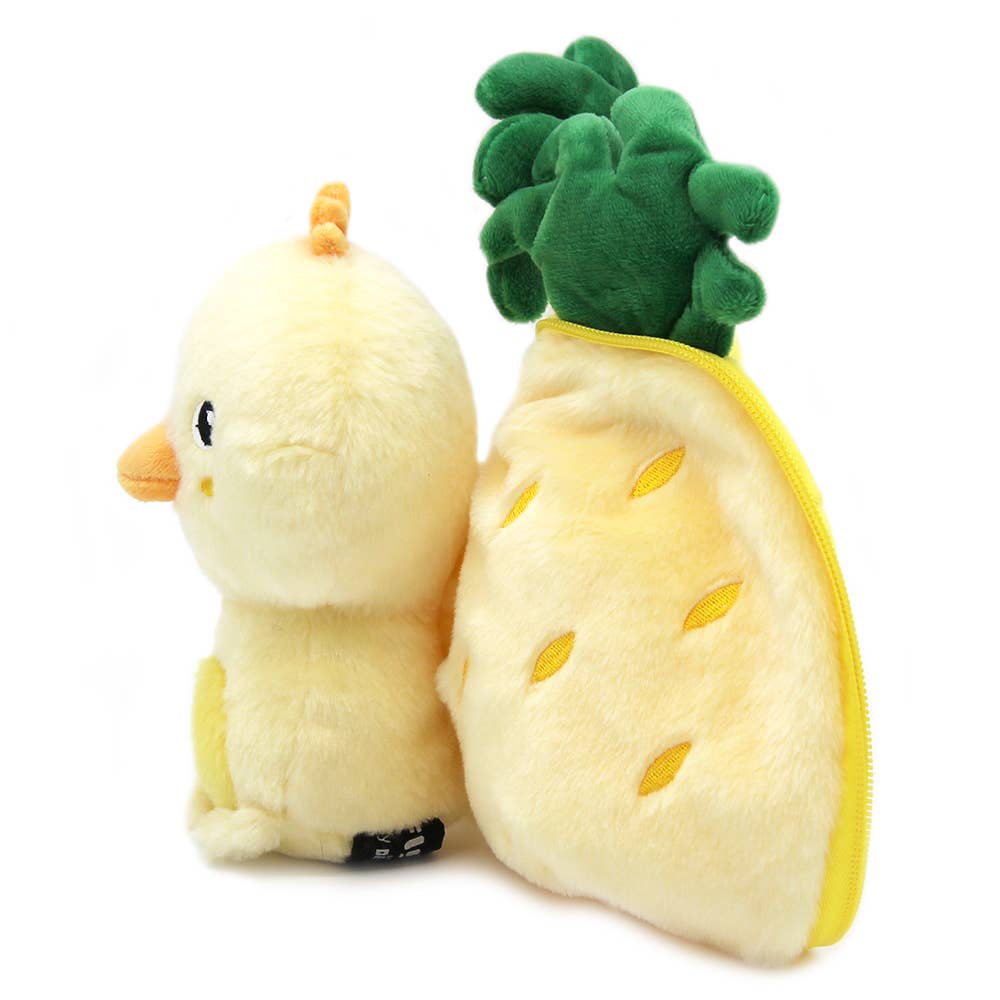 Wende-Plüschtier Nugget das Küken/Ananas – Flipetz
