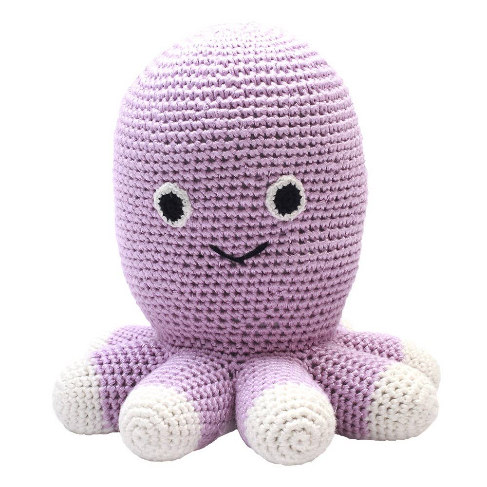 Crochet Plush - Light Purple Octopus