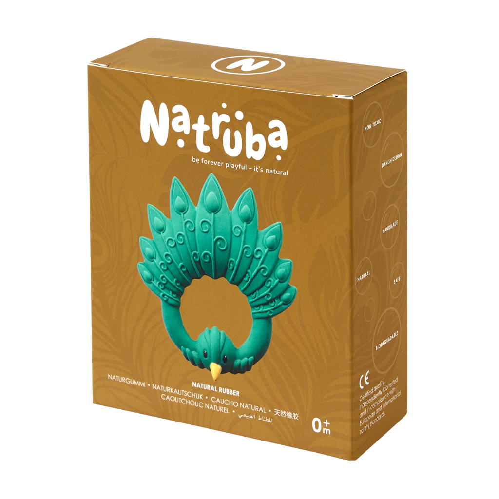Anneau de dentition Paon Vert - Natruba