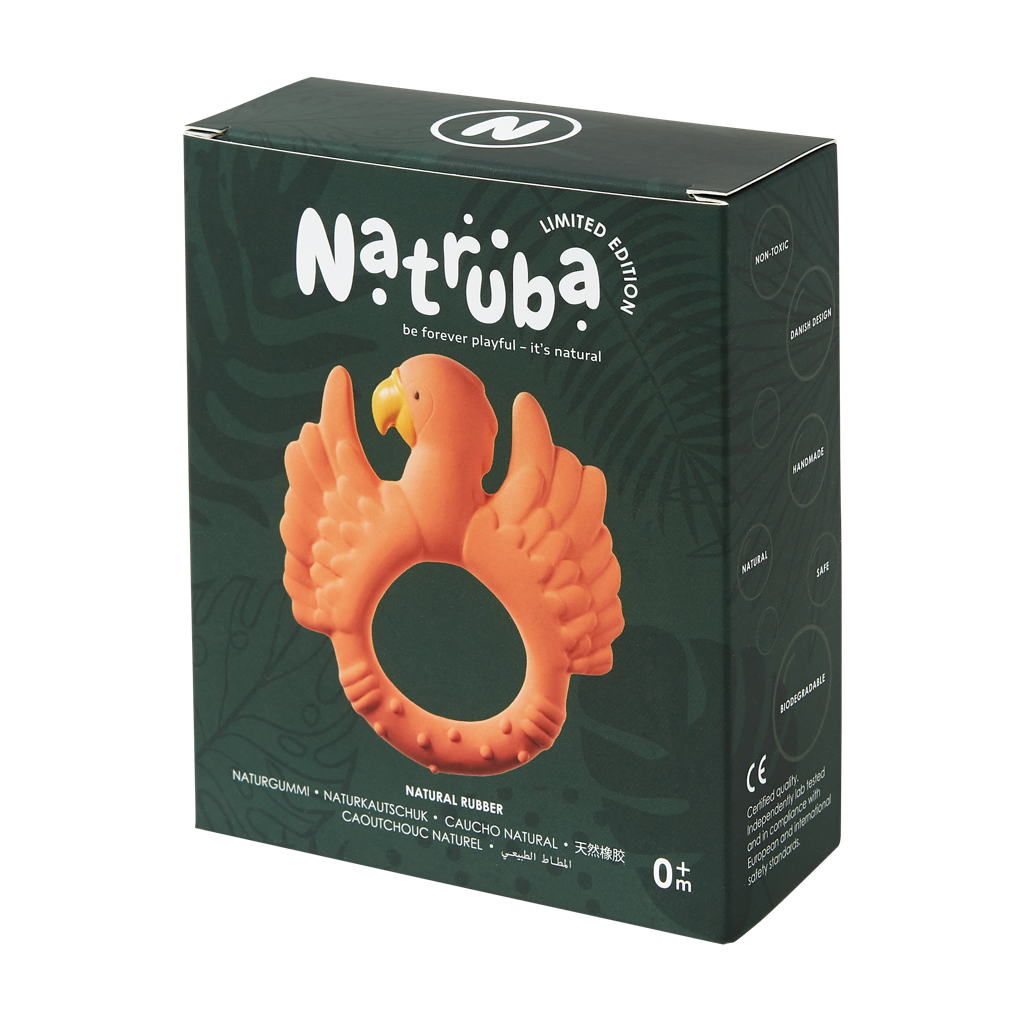 Anneau de dentition Perroquet Orange - Natruba