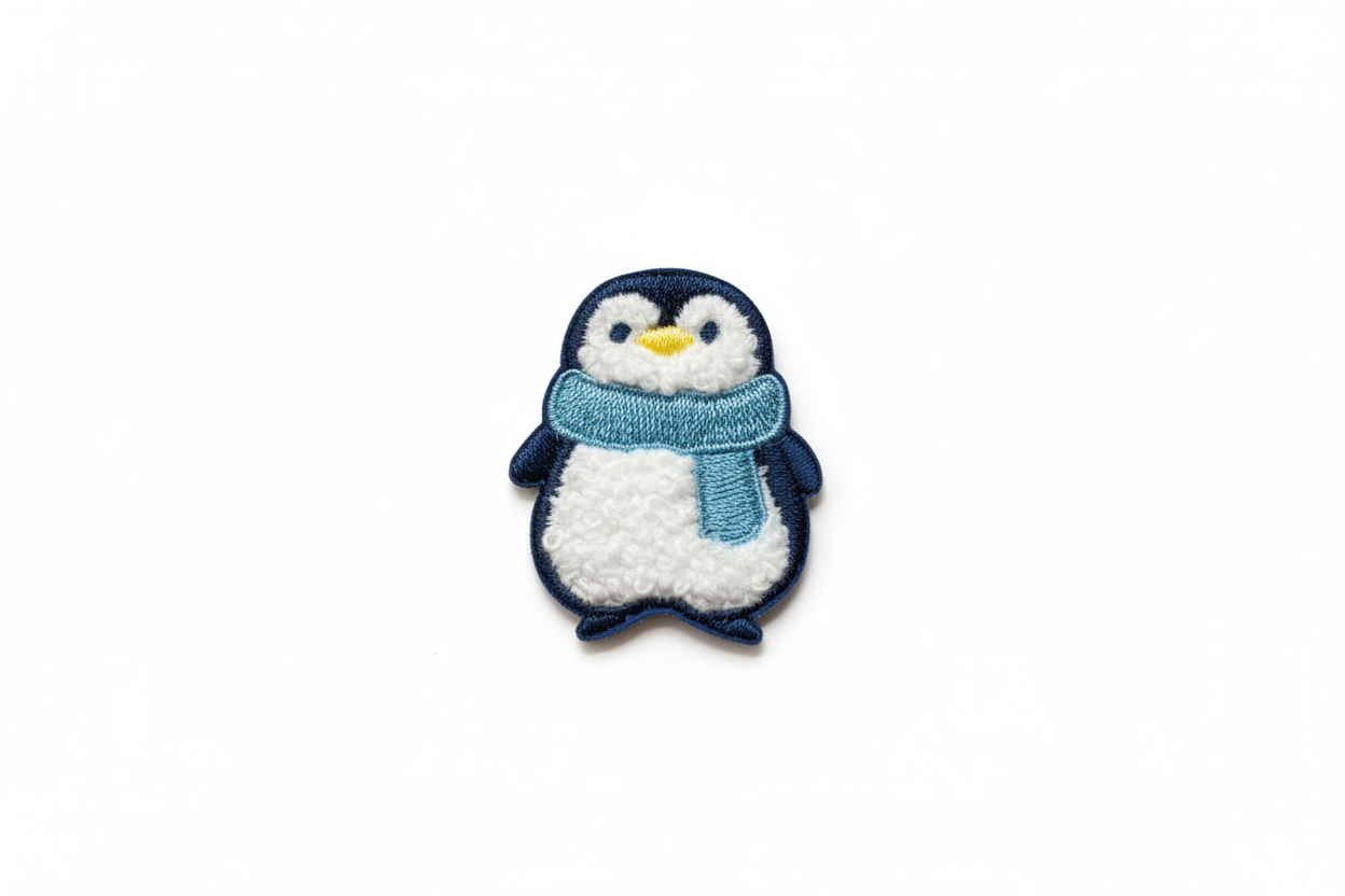 Aufnäher zum Aufbügeln mit Pinguin-Motiv
