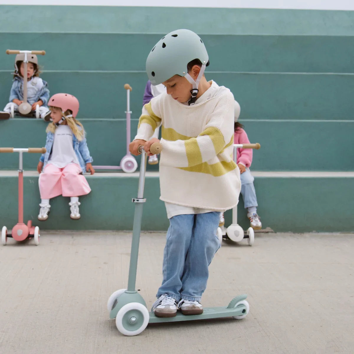 casque enfant eco argile banwood
