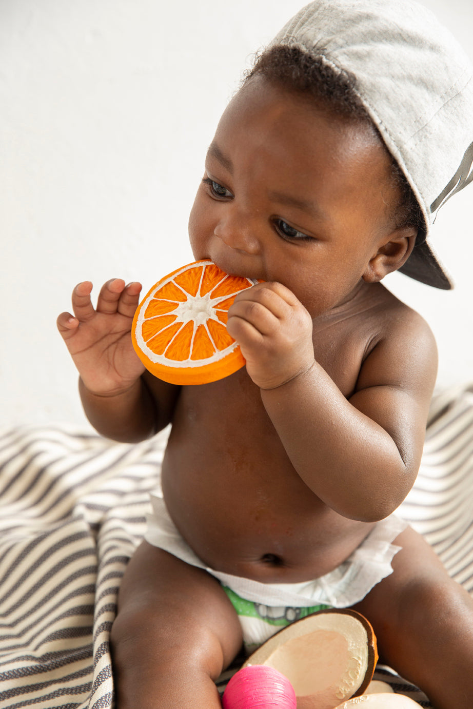 Clementino l’Orange – Jouet de bain et dentition bébé – vue produit 6