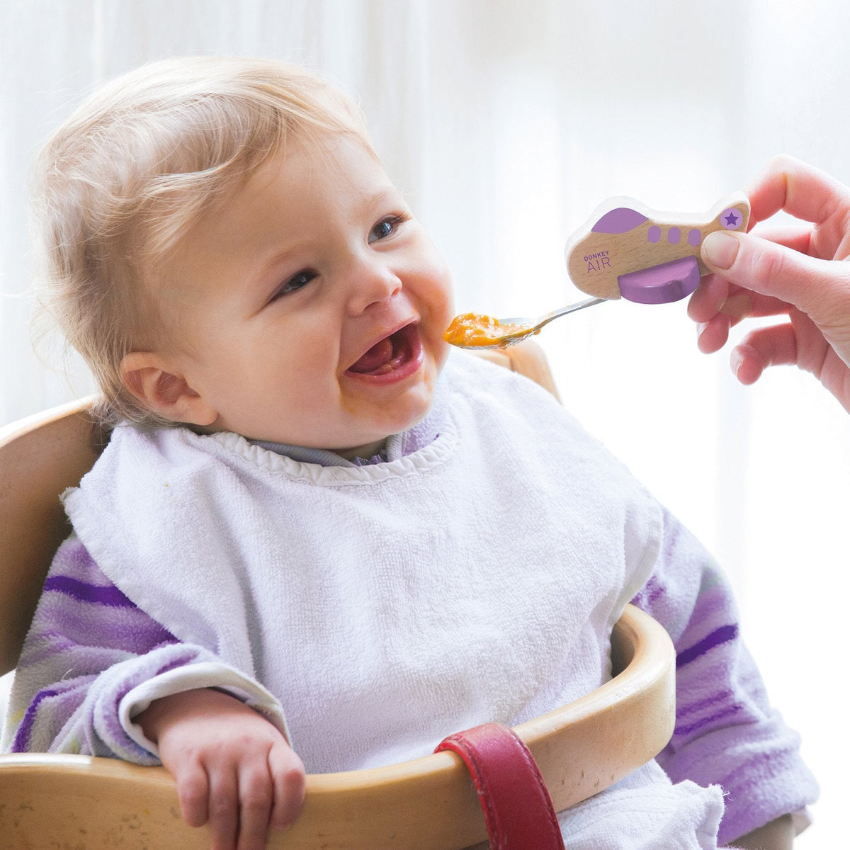 Purple Airplane Children\'s Spoon