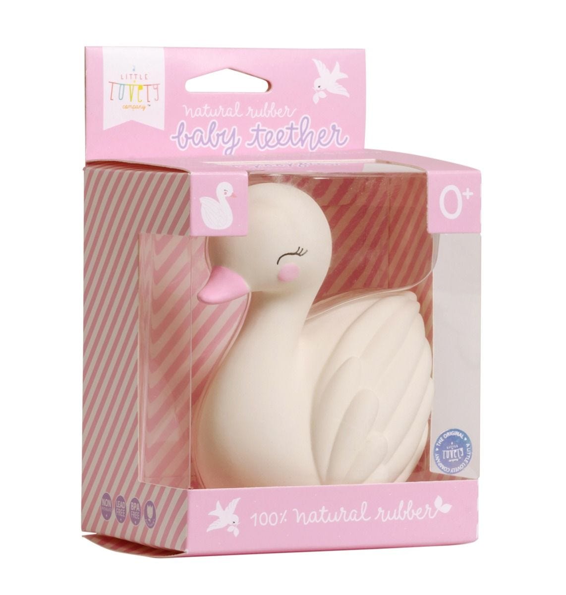 Anneau de dentition cygne – vue 7 – A Little Lovely Company