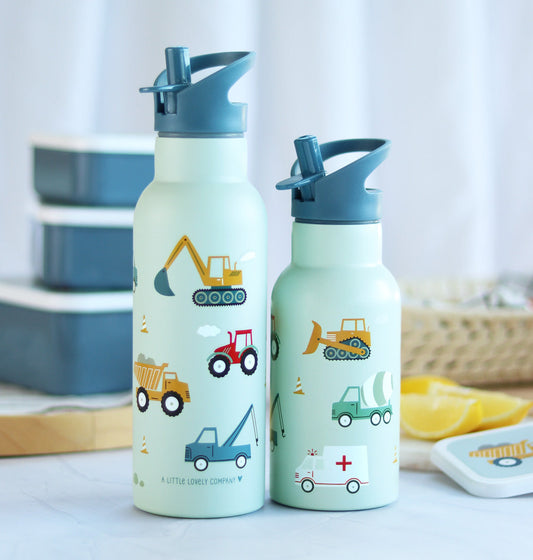 Gourde XL en inox - Véhicules – vue 2 – A Little Lovely Company