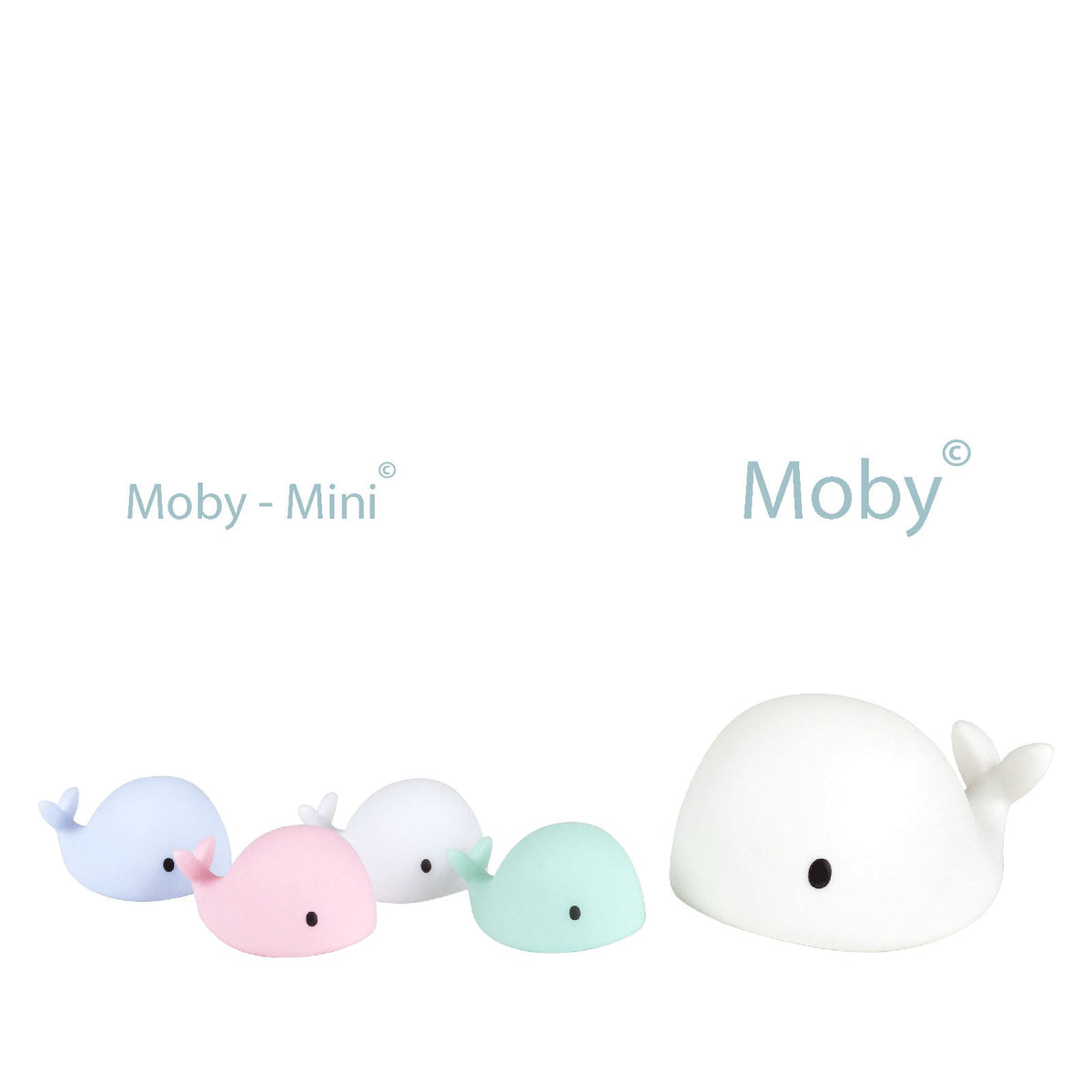 Moby Whale Mini Night Light
