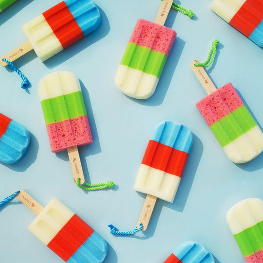 Eponge Ice Pop Bleue