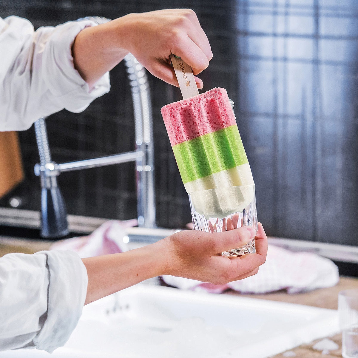 Eponge Ice Pop Rose