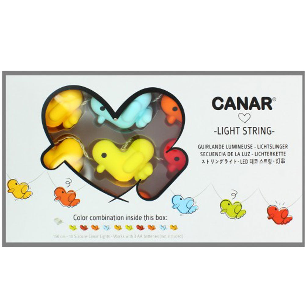 Luminous garland Multicolored duck