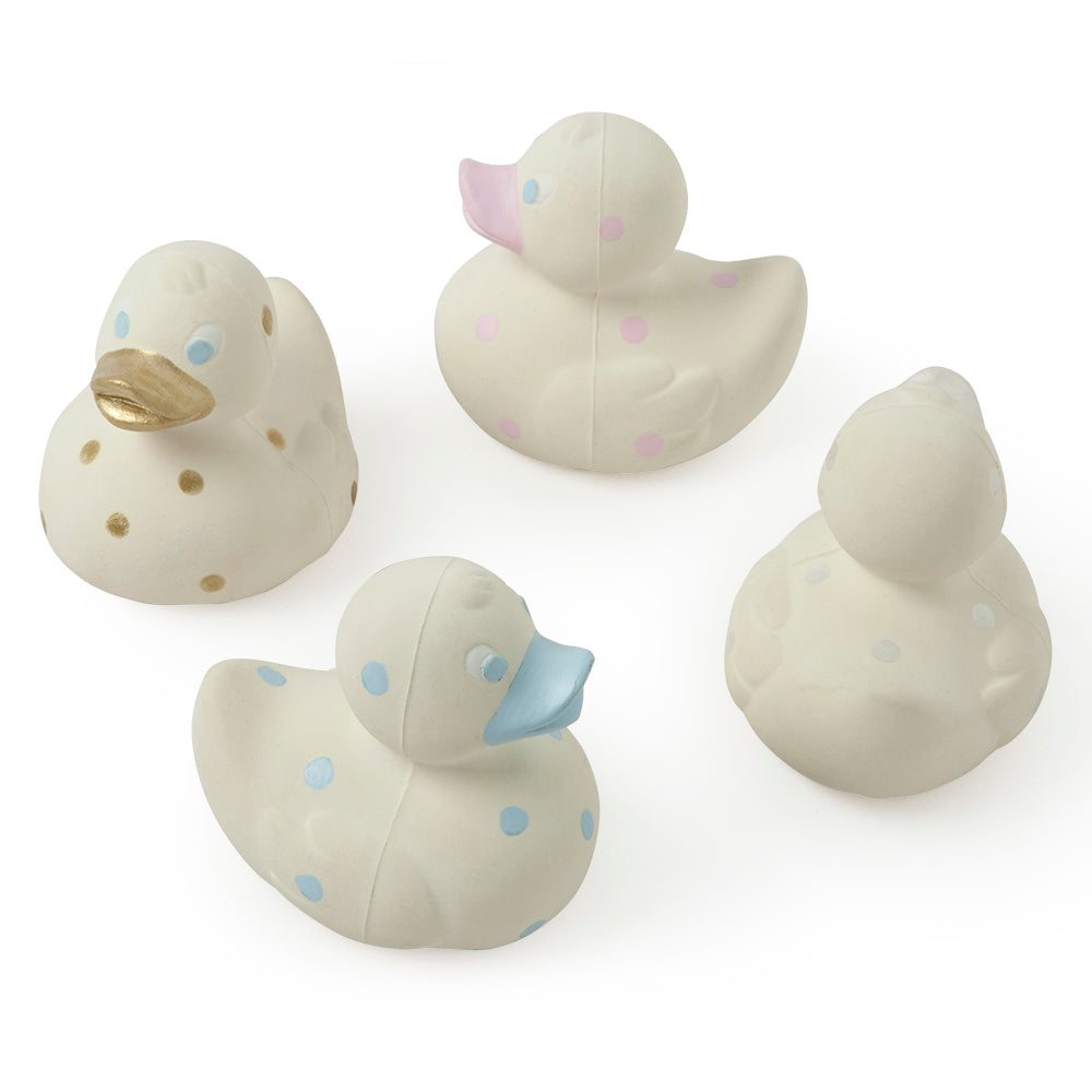 Elvis le Canard Pois Dorés – Jouet de bain et dentition bébé – vue produit 14