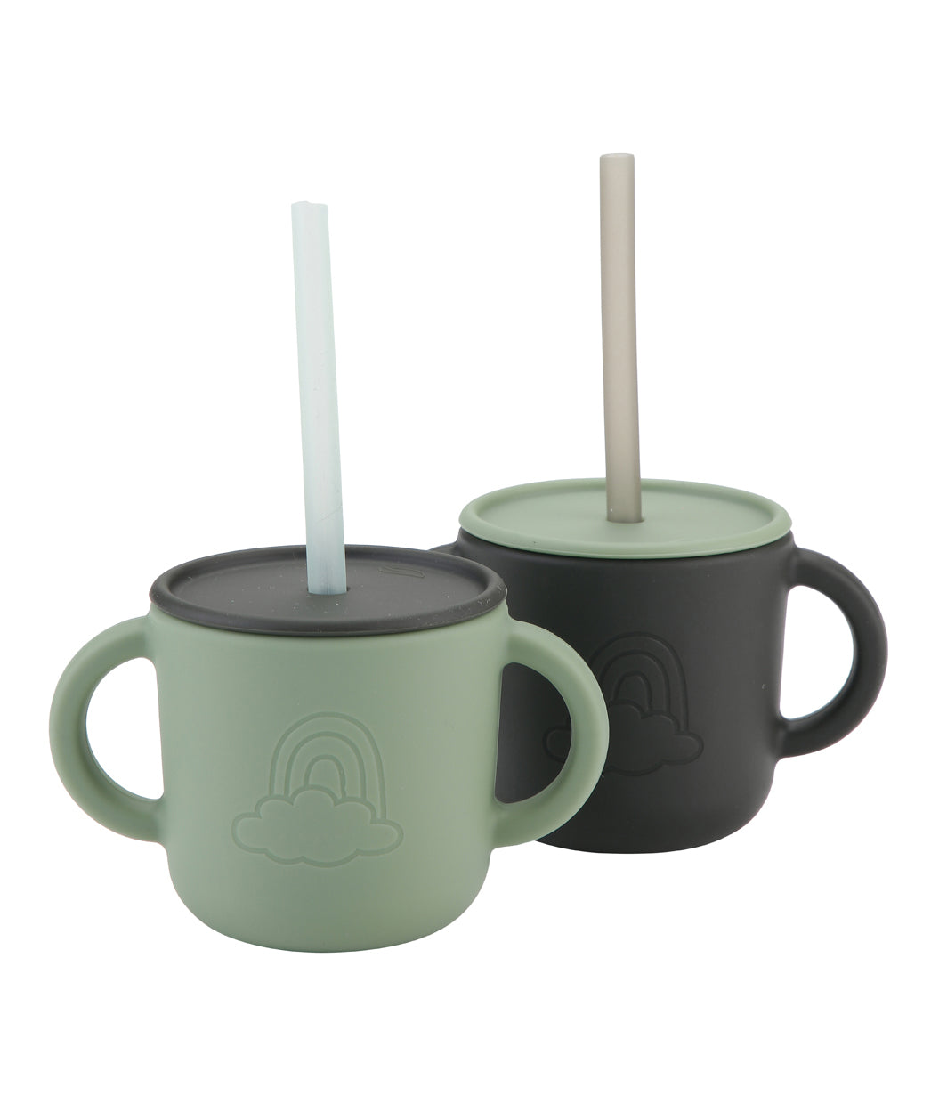 Duo of Tumblers with Lid By Lille Vilde
