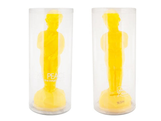 Manneke Peace Money Box Yellow - Limited Edition