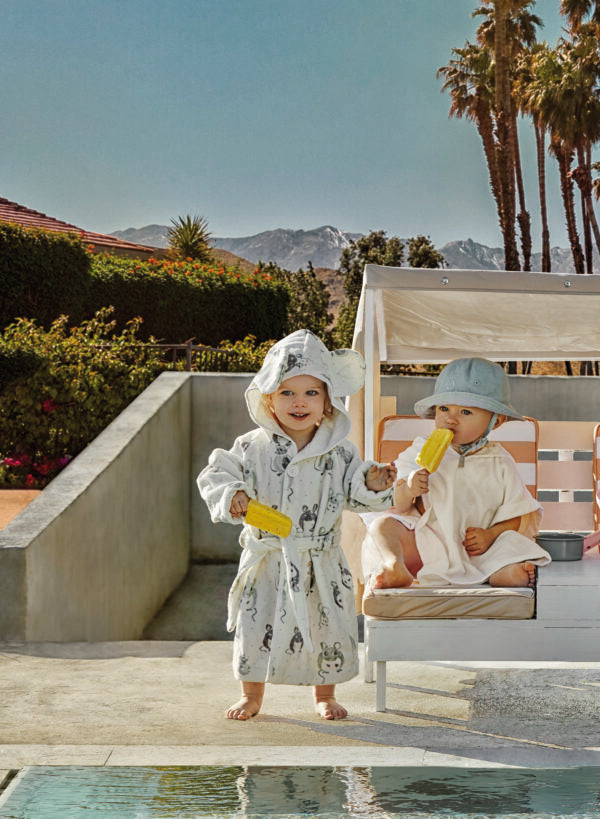 Vanilla White Bath Poncho