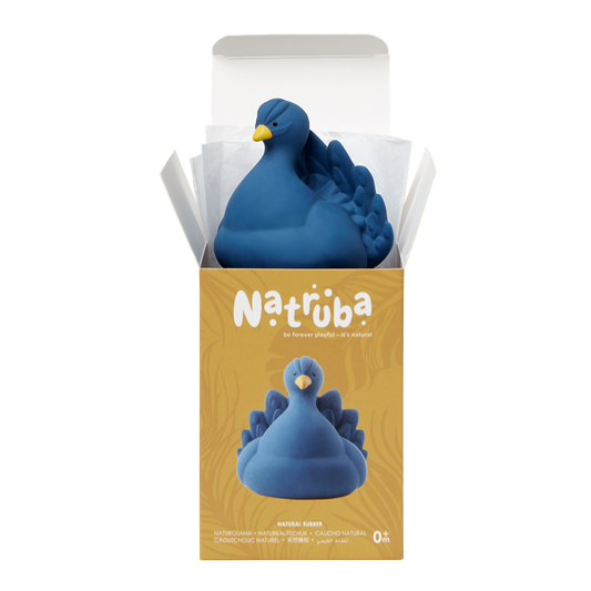 Blauw badpauw