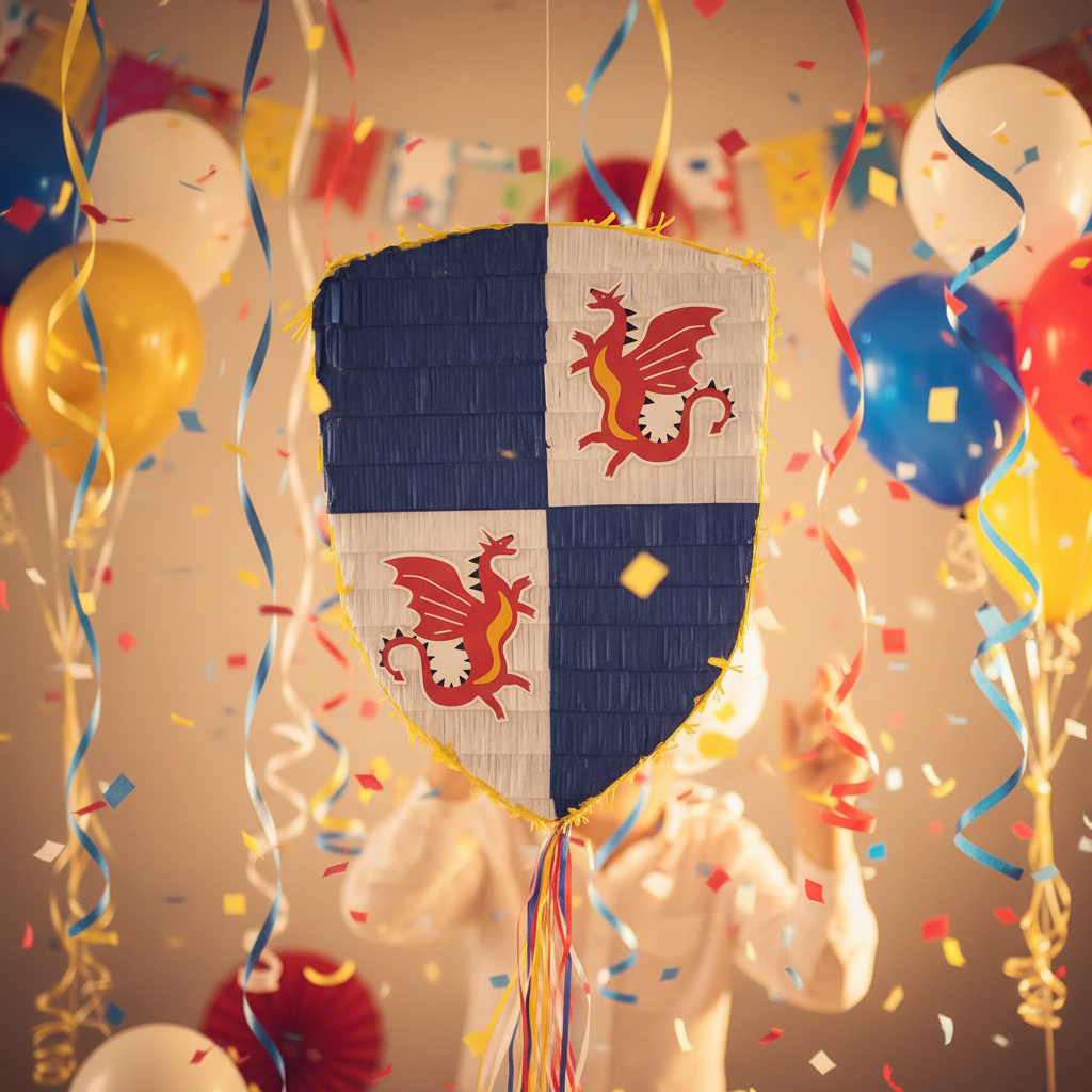 Piñata Bouclier de Chevalier – vue produit 3