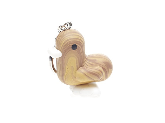 Wooden Duck Keychain