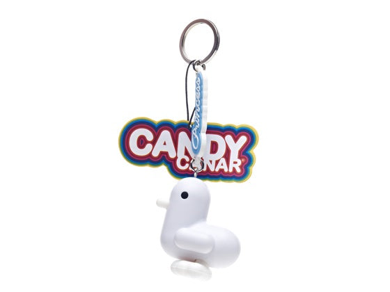 Candy White Duck Keychain