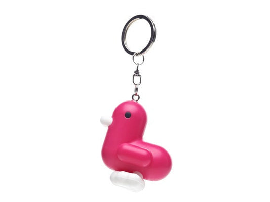 Magenta Ente Schlüsselanhänger CMYK