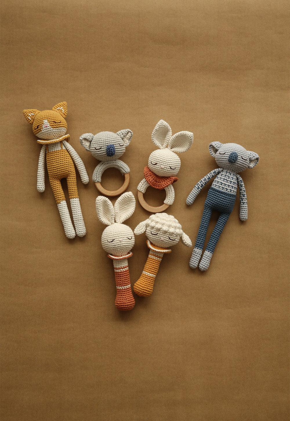 Terracotta rabbit rattle