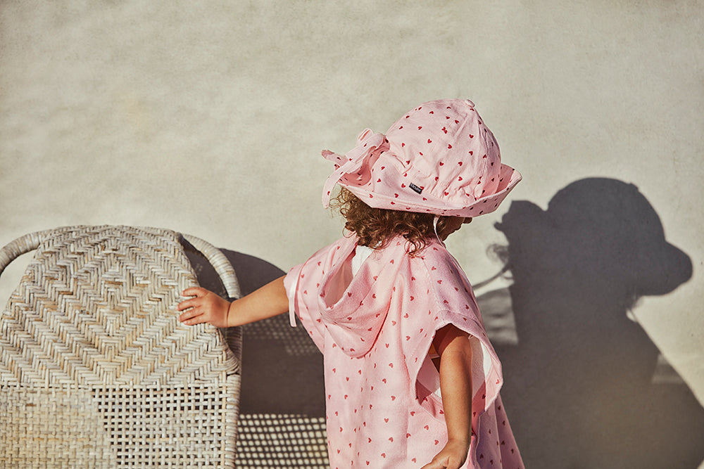 Sweetheart bathing poncho