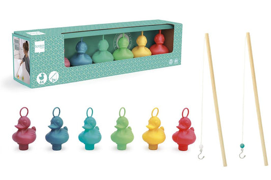 Fishing Ducks Box - Coral