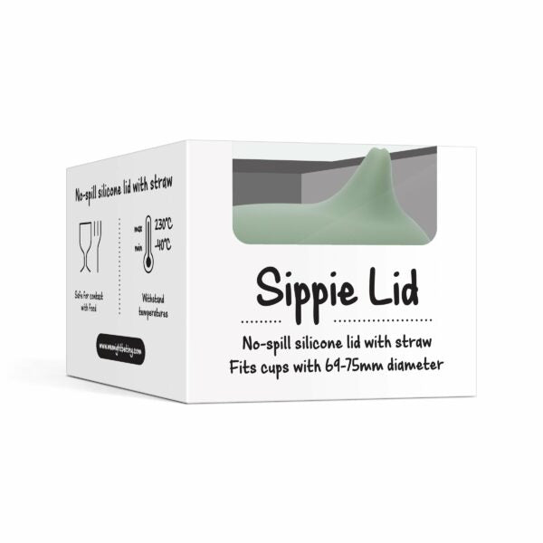 Sage lid and mini straw