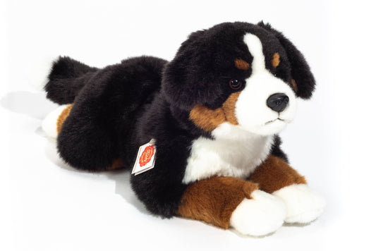 Bernese Mountain Dog Plush Toy - Lying Down