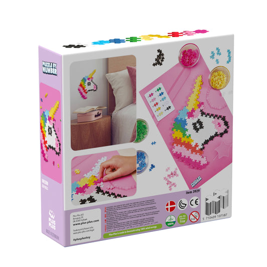 Unicorn Puzzle by Numbers Construction Game