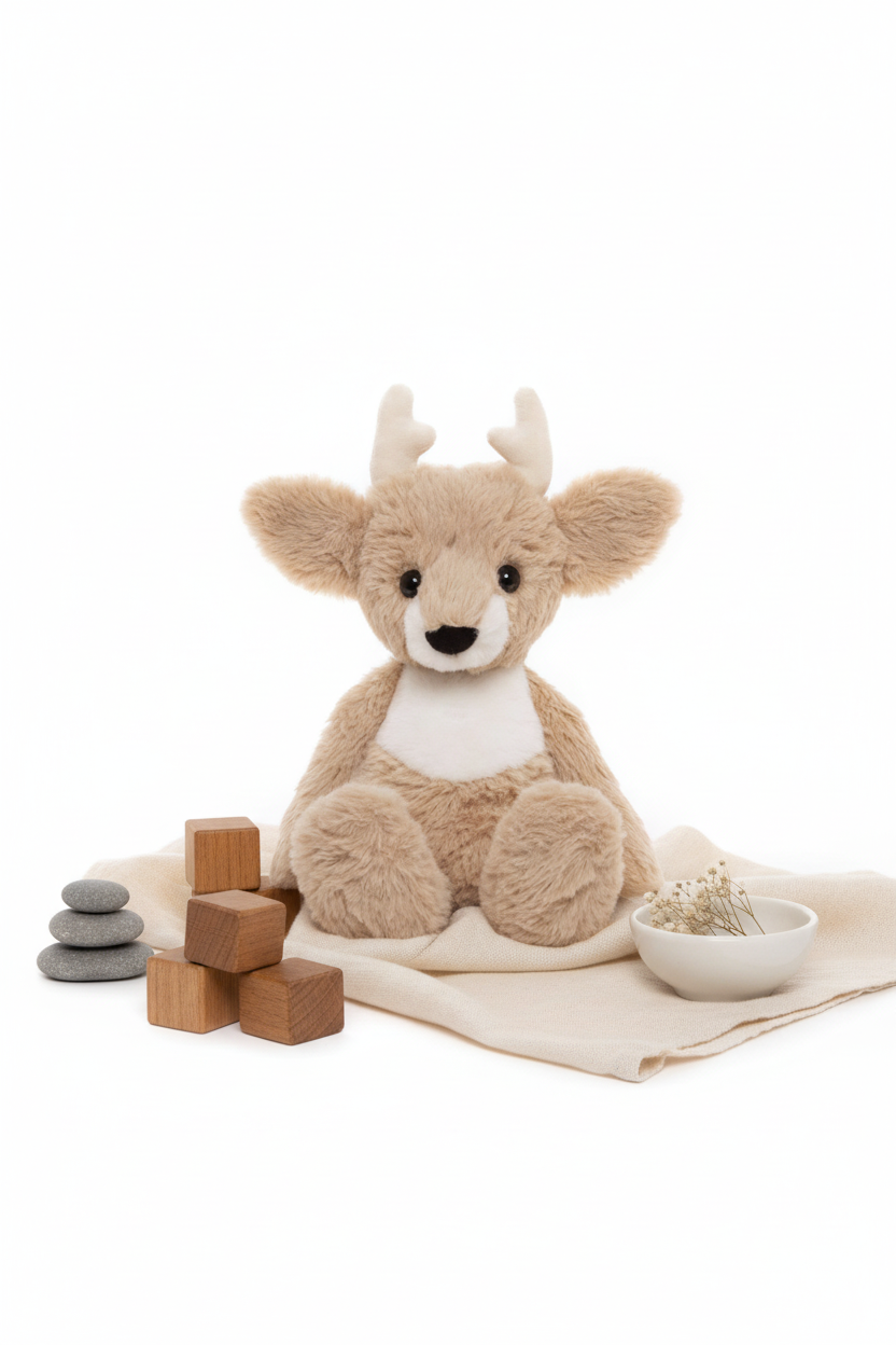 Bear & Me Fawn Cookie Dough Brown Plush