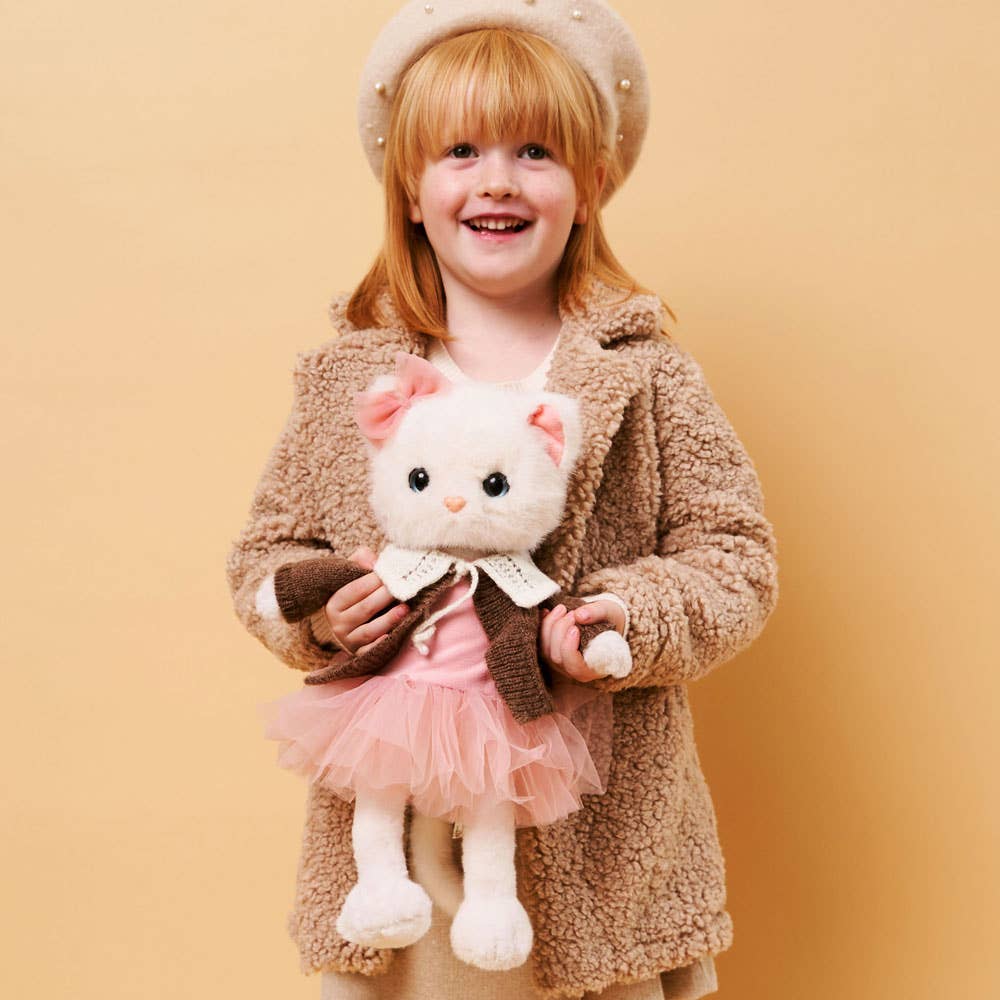 Peluche, Lucky Kitty, Lucky Sophie : Nuit douillette 38 cm 3+