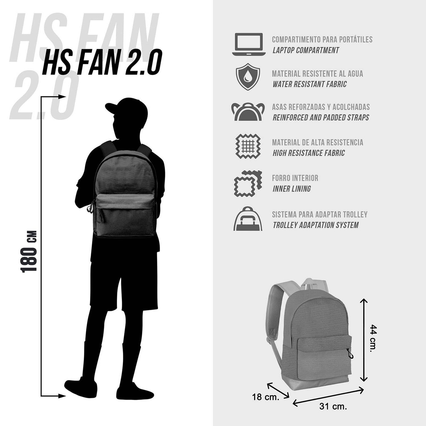 Sac à Dos HS FAN 2.0 Oh My Pop! « Dinorrr »