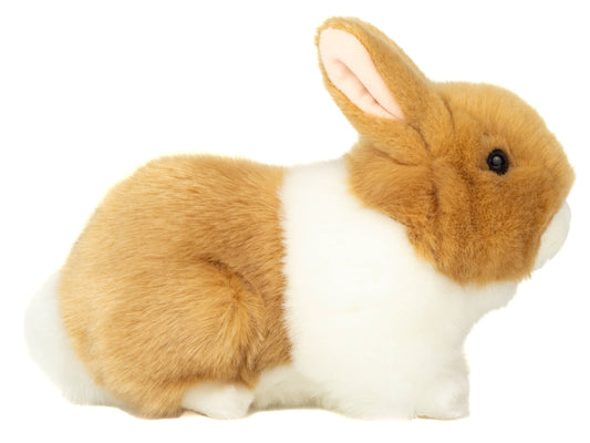 Beige-weißes Kaninchen-Plüschtier