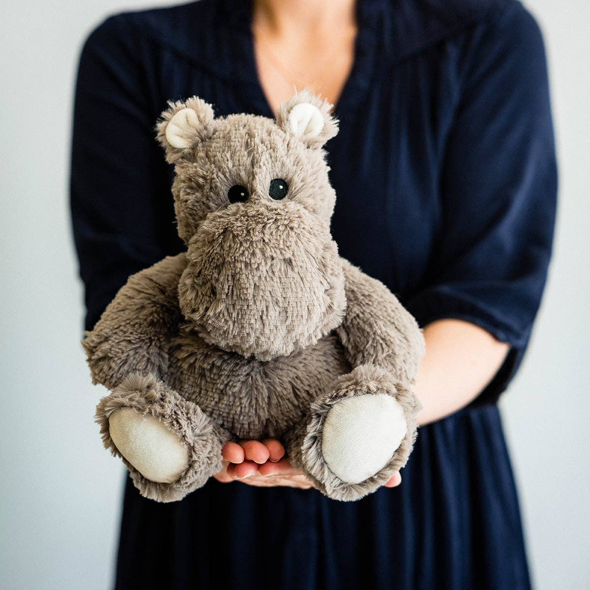 Warmies Hippo Plush Hot Water Bottle