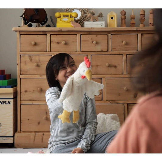 Hühnerhandpuppe
