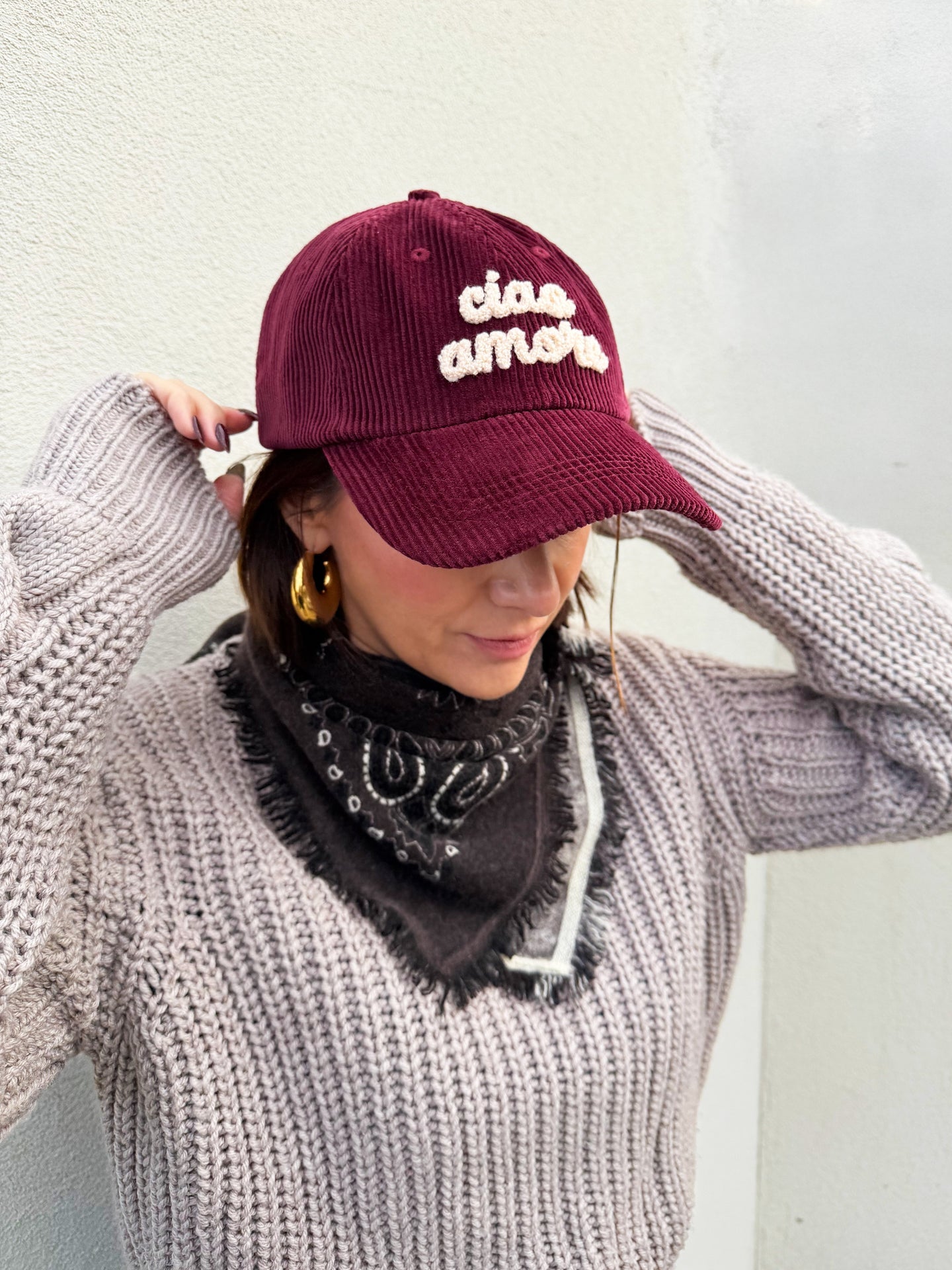 Adult velvet cap - COLETTE