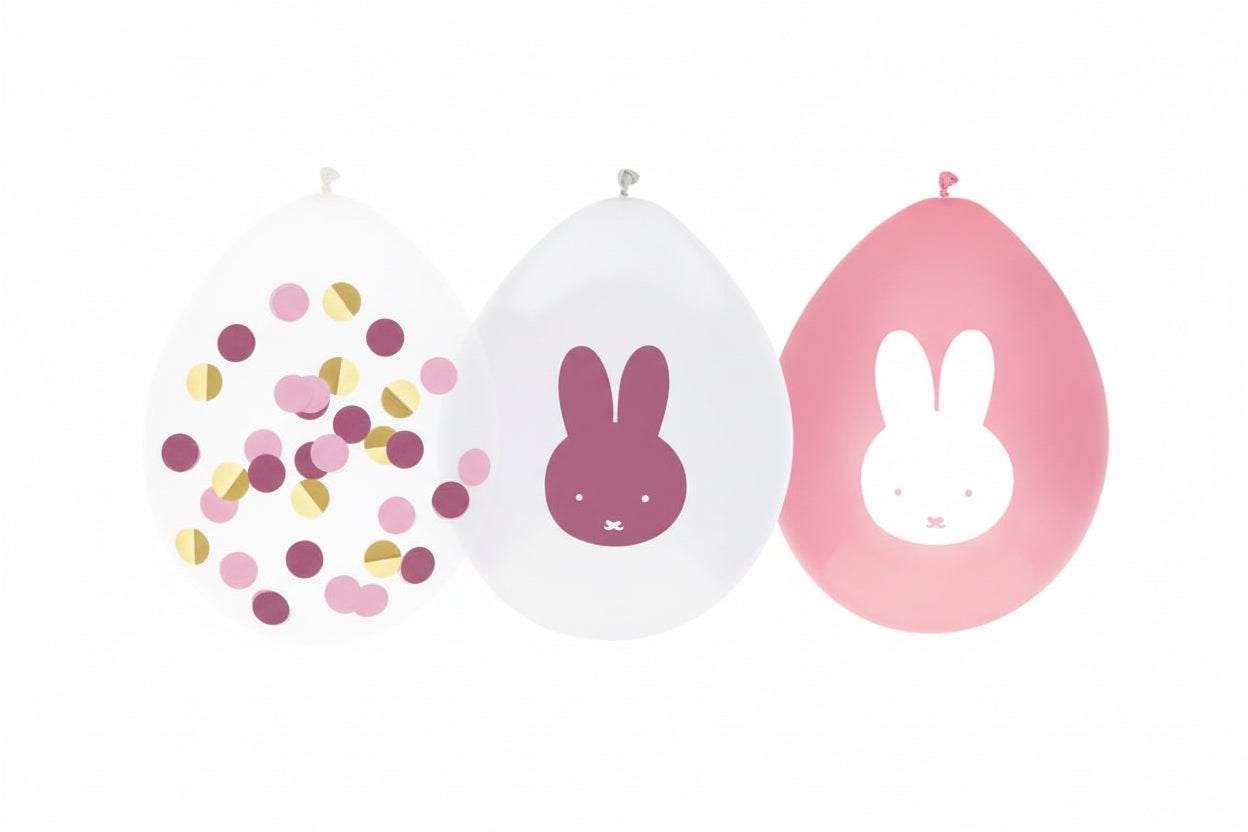 Miffy-Hasen-Luftballons – Rosa