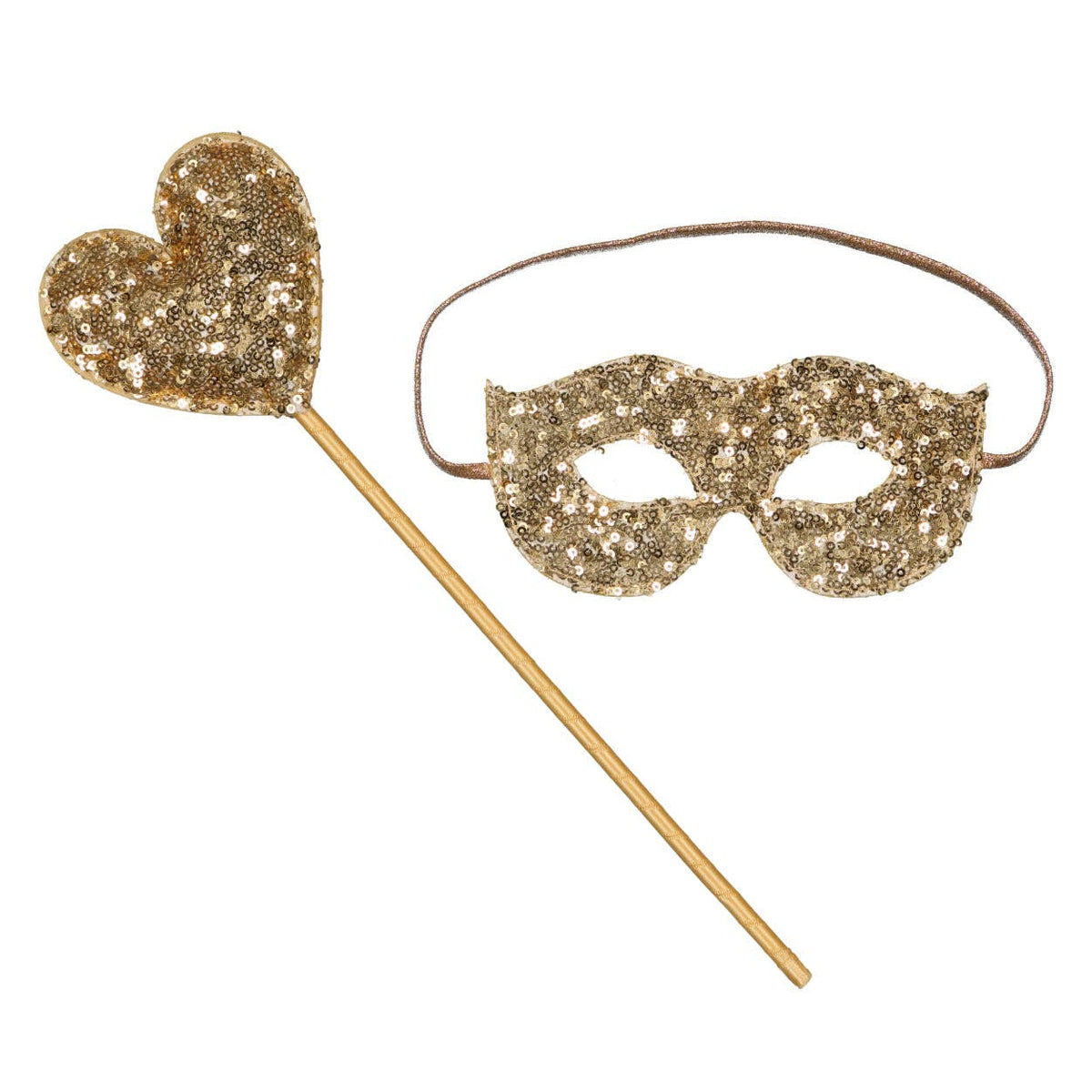 Baguette Magique - Cœur Sequins Or